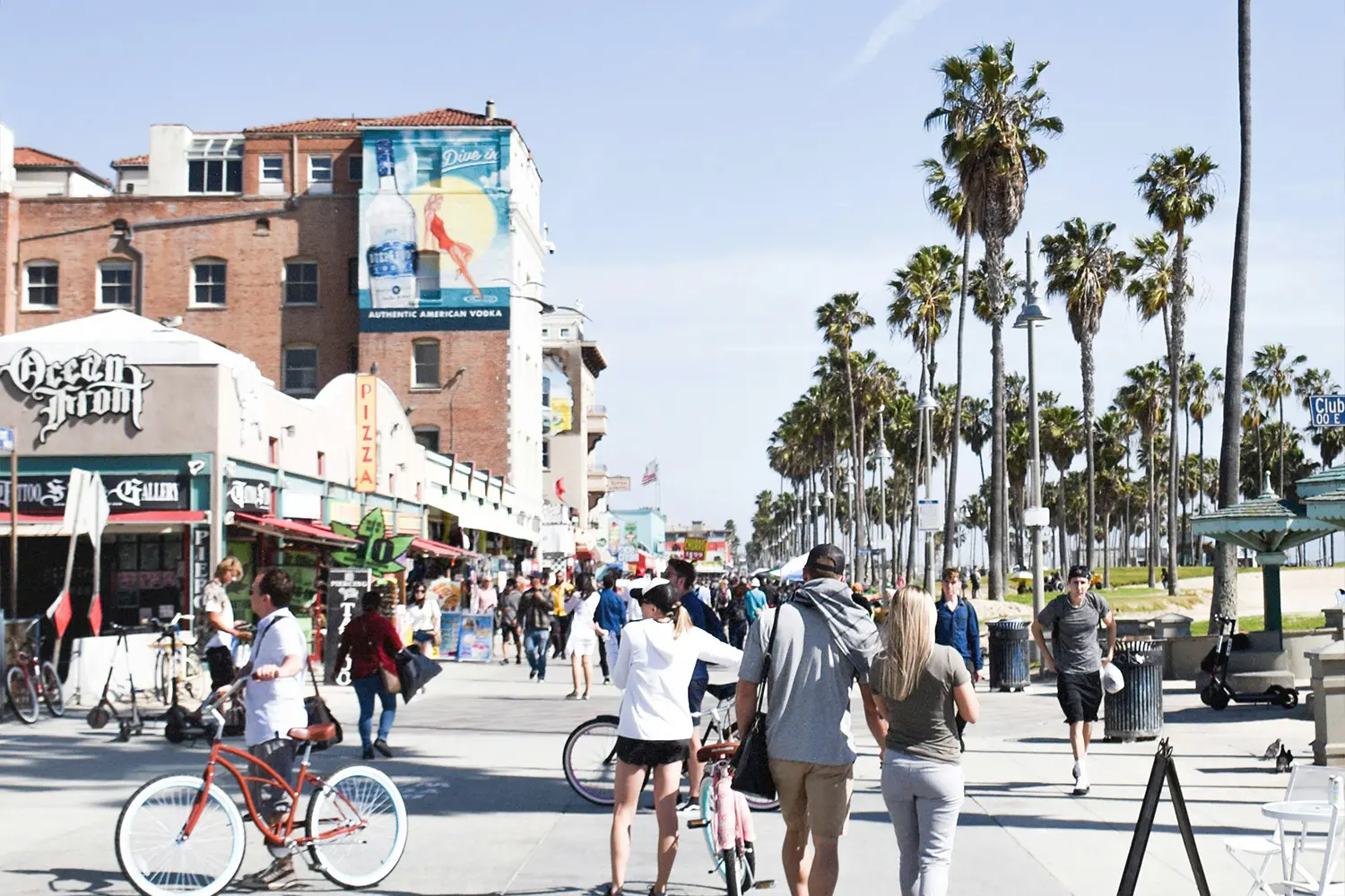 A busy street on spring break, showcasing great opportunity to share the Gospel of Jesus