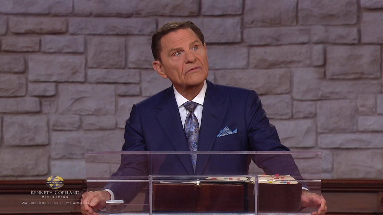 Faith is the creative force of God and it works from the inside out. At the 2018 Washington D.C. Victory Campaign, Kenneth Copeland practically shares how dreams take on faith and materialize in the natural realm. When you pray…believe! Learn how to rest in the process and let God work! Faith is the creative force of God and it works from the inside out. At the 2018 Washington D.C. Victory Campaign, Kenneth Copeland practically shares how dreams take on faith and materialize in the natural realm. When you pray…believe! Learn how to rest in the process and let God work!