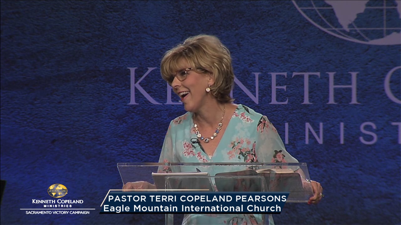 Join Terri Copeland Pearsons at the 2019 Sacramento Victory Campaign as she leads in prayer, intercession and the giving of thanks “…for all men.” (See 1 Timothy 2:1.) When the Name of Jesus is spoken, things change and darkness leaves…light and life and deliverance comes! All evil works are undone! Join Terri Copeland Pearsons at the 2019 Sacramento Victory Campaign as she leads in prayer, intercession and the giving of thanks “…for all men.” (See 1 Timothy 2:1.) When the Name of Jesus is spoken, things change and darkness leaves…light and life and deliverance comes! All evil works are undone!
