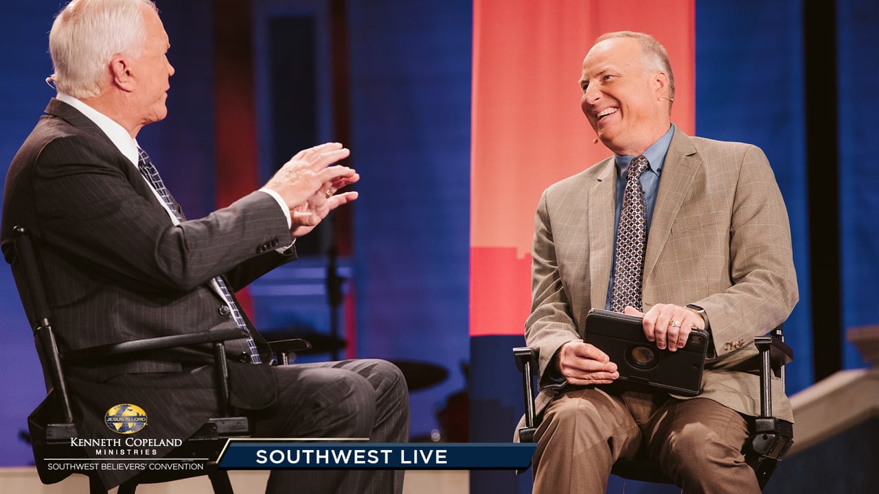 At the 2019 Southwest Believers’ Convention, Tim Fox talks with David Welsh (KCM Australia) about the upcoming Gold Coast Victory Campaign. Tim also asks Len Mink to share his history with KCM and the new season in his ministry. Kellie Copeland shares with Ps. Greg Stephens that it’s “Kingdom time!” At the 2019 Southwest Believers’ Convention, Tim Fox talks with David Welsh (KCM Australia) about the upcoming Gold Coast Victory Campaign. Tim also asks Len Mink to share his history with KCM and the new season in his ministry. Kellie Copeland shares with Ps. Greg Stephens that it’s “Kingdom time!”