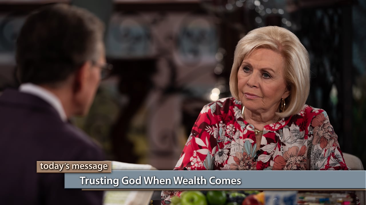 Wealth can be dangerous if you don’t know how to handle it God’s way! Watch Believer’s Voice of Victory as Gloria Copeland and George Pearsons teach you the importance of trusting God when wealth comes to avoid falling into greed. Learn to beware of danger signs, and how to shift from fear of loss to trust in God. Wealth can be dangerous if you don’t know how to handle it God’s way! Watch Believer’s Voice of Victory as Gloria Copeland and George Pearsons teach you the importance of trusting God when wealth comes to avoid falling into greed. Learn to beware of danger signs, and how to shift from fear of loss to trust in God.