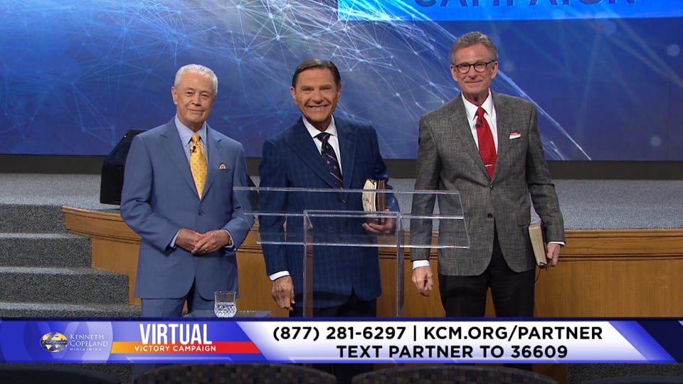 At the 2020 Virtual Victory Campaign Kenneth Copeland relates partnership to family. An invitation is given to be a part of this supernatural outpouring of God! Learn what ministries you are a part of as a KCM Partner. Every blessing coming to KCM for preaching the gospel comes equally to its Partners! At the 2020 Virtual Victory Campaign Kenneth Copeland relates partnership to family. An invitation is given to be a part of this supernatural outpouring of God! Learn what ministries you are a part of as a KCM Partner. Every blessing coming to KCM for preaching the gospel comes equally to its Partners!
