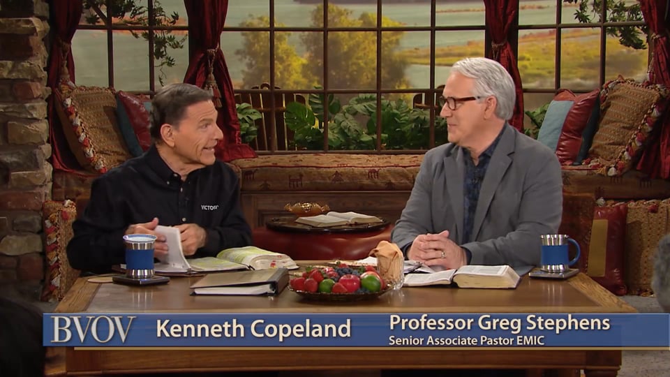 Get ready to walk in the full power of the new covenant! Watch Kenneth Copeland and professor Greg Stephens on Believer’s Voice of Victory as they teach you about the role of the covenant meal. Learn to picture yourself at the Seder meal when you partake of Communion. Get ready to walk in the full power of the new covenant! Watch Kenneth Copeland and professor Greg Stephens on Believer’s Voice of Victory as they teach you about the role of the covenant meal. Learn to picture yourself at the Seder meal when you partake of Communion.