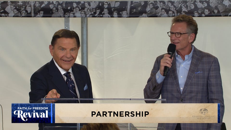 Praying for Partners is a major endeavor of KCM. At the 2020 Faith for Freedom Revival Kenneth Copeland emphasizes how we are joined together for a purpose. When you take advantage of partnership, you should expect the anointings of this ministry in your life every day as well as the prophet’s reward! Praying for Partners is a major endeavor of KCM. At the 2020 Faith for Freedom Revival Kenneth Copeland emphasizes how we are joined together for a purpose. When you take advantage of partnership, you should expect the anointings of this ministry in your life every day as well as the prophet’s reward!