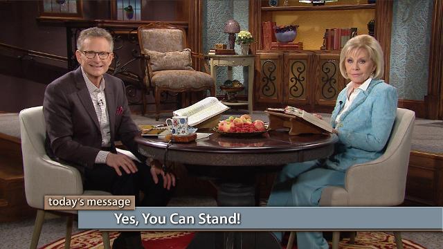What do you do when you’ve done everything you know to do? Watch Gloria Copeland and Pastor George Pearsons on Believer’s Voice of Victory discuss how the power of patience combined with our mighty weapons of warfare will always bring in the promise. Yes, you can stand! What do you do when you’ve done everything you know to do? Watch Gloria Copeland and Pastor George Pearsons on Believer’s Voice of Victory discuss how the power of patience combined with our mighty weapons of warfare will always bring in the promise. Yes, you can stand!