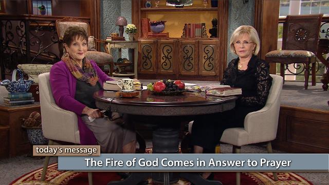 Are you ready to be like Elijah and bring the fire of God to earth through prayer? Watch Gloria Copeland and Billye Brim on Believer’s Voice of Victory explain how the fire of God comes in answer to prayer. The fire of God is available to us through prayer, and we can bring revival to our nation! Are you ready to be like Elijah and bring the fire of God to earth through prayer? Watch Gloria Copeland and Billye Brim on Believer’s Voice of Victory explain how the fire of God comes in answer to prayer. The fire of God is available to us through prayer, and we can bring revival to our nation!