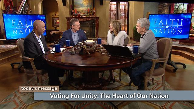 Unity is the heart of our nation! That’s why it’s important to vote for politicians who will promote unity, not division. In day two of the Believer’s Voice of Victory broadcast series Faith for Our Nation—Vote Special, George Pearsons, Michele Bachmann, David Barton and Keith Butler reveal the reason America is divided, and God’s solution to uniting our country. Don’t miss it!To watch the additional content, click here or go to: kcm.org/votingspecialTo download Pastor George Pearsons' notes "Where Do You Stand – The Political Platforms", click here or go to: emic.org/platforms Unity is the heart of our nation! That’s why it’s important to vote for politicians who will promote unity, not division. In day two of the Believer’s Voice of Victory broadcast series Faith for Our Nation—Vote Special, George Pearsons, Michele Bachmann, David Barton and Keith Butler reveal the reason America is divided, and God’s solution to uniting our country. Don’t miss it!To watch the additional content, click here or go to: kcm.org/votingspecialTo download Pastor George Pearsons' notes "Where Do You Stand – The Political Platforms", click here or go to: emic.org/platforms