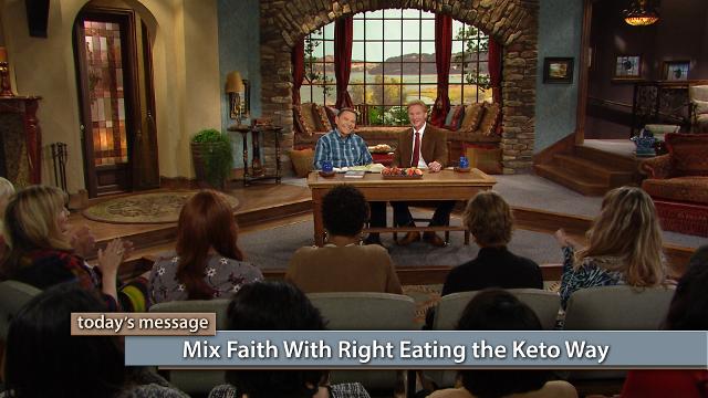 Faith for healing must be joined with right choices in the natural! Watch Kenneth Copeland and Dr. Don Colbert on Believer’s Voice of Victory as they answer questions from a studio audience about living a Keto Zone lifestyle. Learn how to mix faith with right eating the keto way for a healthy, healed life! Faith for healing must be joined with right choices in the natural! Watch Kenneth Copeland and Dr. Don Colbert on Believer’s Voice of Victory as they answer questions from a studio audience about living a Keto Zone lifestyle. Learn how to mix faith with right eating the keto way for a healthy, healed life!