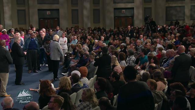 The power and presence of Jesus is evident as Billy Burke ministers during the Friday evening service at the 2018 Miracles on the Mountain meeting. Let your faith be strengthened by testimonies of healing from all of those present. The power and presence of Jesus is evident as Billy Burke ministers during the Friday evening service at the 2018 Miracles on the Mountain meeting. Let your faith be strengthened by testimonies of healing from all of those present.
