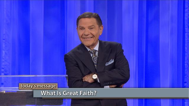 What is great faith? That’s a great question! Today on Believer’s Voice of Victory, Kenneth Copeland will lead you to the answer. Great faith is not difficult and it’s not a mystery. Great faith is a simple act of trusting God. Begin to develop your great faith today! What is great faith? That’s a great question! Today on Believer’s Voice of Victory, Kenneth Copeland will lead you to the answer. Great faith is not difficult and it’s not a mystery. Great faith is a simple act of trusting God. Begin to develop your great faith today!
