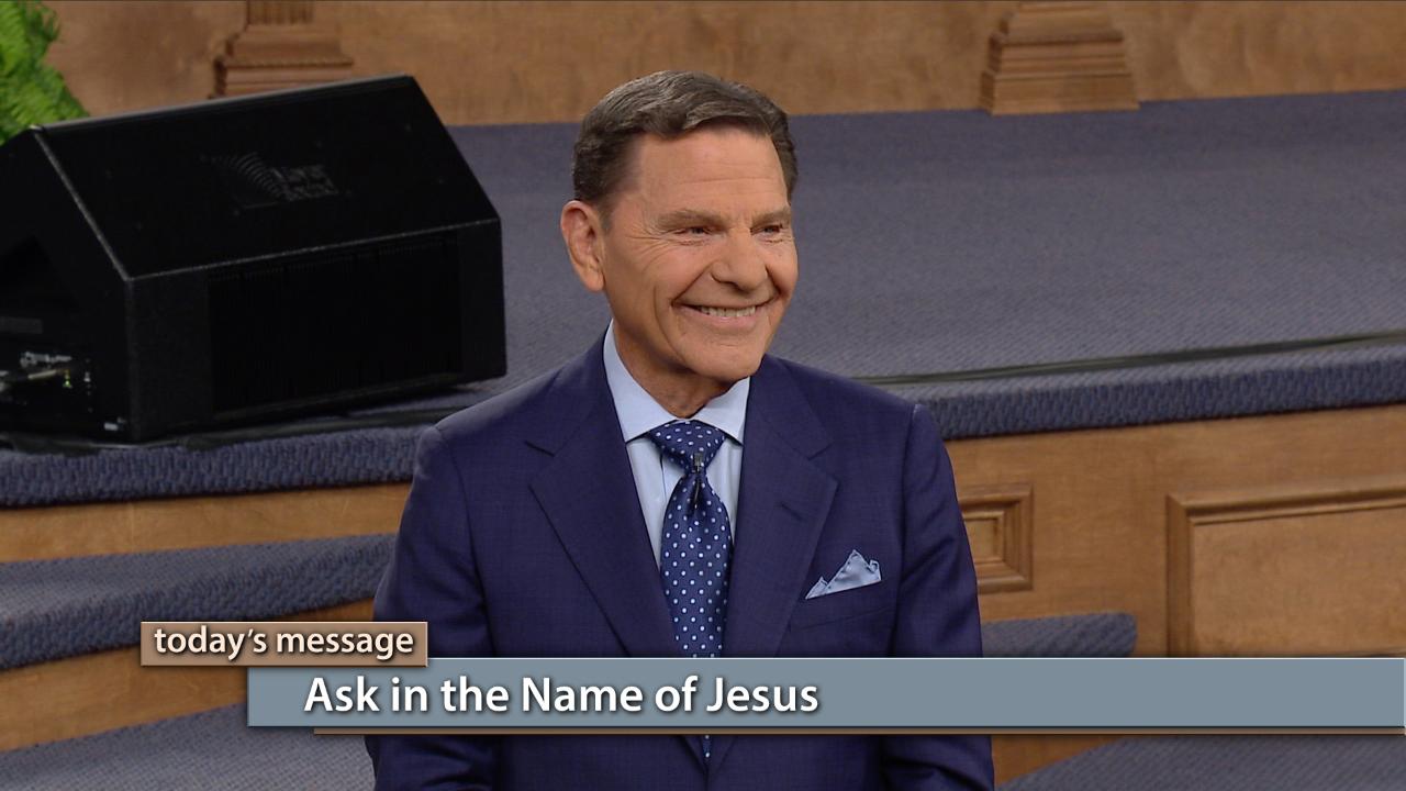 As a believer, the Name of Jesus is your most powerful weapon in a world dominated by the devil. Today, watch Kenneth Copeland on Believer’s Voice of Victory as he explains how asking, in the Name of Jesus, is the key to supernatural breakthrough. Ask the Father in the Name of Jesus, so your joy may be full! As a believer, the Name of Jesus is your most powerful weapon in a world dominated by the devil. Today, watch Kenneth Copeland on Believer’s Voice of Victory as he explains how asking, in the Name of Jesus, is the key to supernatural breakthrough. Ask the Father in the Name of Jesus, so your joy may be full!