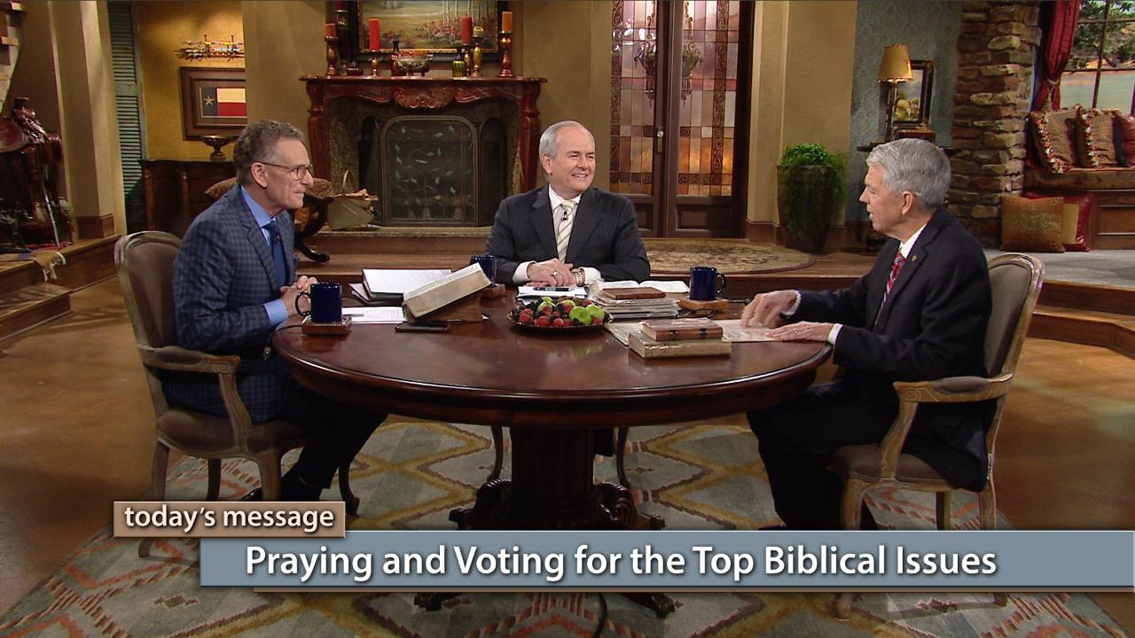 Exercise faith for your nation by praying and voting! Watch George Pearsons, David Barton and Buddy Pilgrim on this special episode of Believer’s Voice of Victory as they discuss praying and voting for the top biblical issues in any election for any level of government. As we prayerfully cast our votes on these top issues, we can make the difference in the future of our nation, the Church and our families! Exercise faith for your nation by praying and voting! Watch George Pearsons, David Barton and Buddy Pilgrim on this special episode of Believer’s Voice of Victory as they discuss praying and voting for the top biblical issues in any election for any level of government. As we prayerfully cast our votes on these top issues, we can make the difference in the future of our nation, the Church and our families!