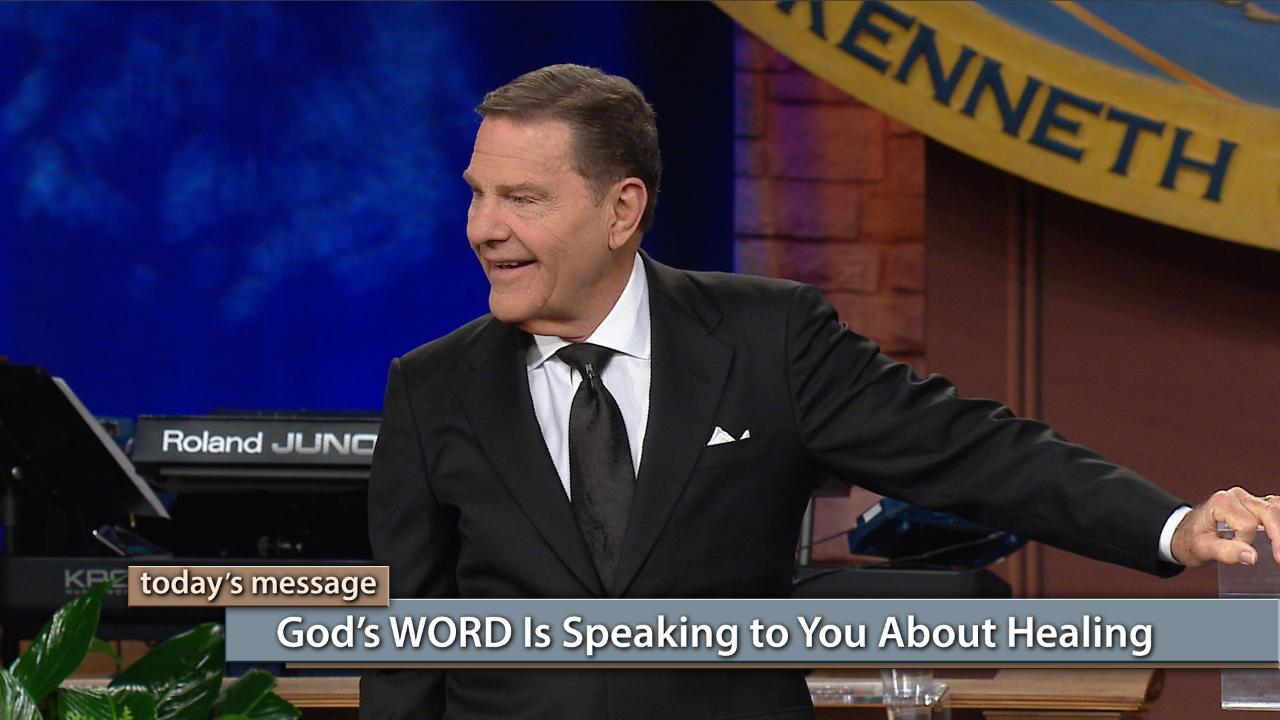 God’s WORD is speaking to you about your healing! Find out what The WORD is saying by tuning in to today’s Believer’s Voice of Victory. Kenneth Copeland reviews more than 50 scriptures from the New Testament that prove God’s will is to heal you from every sickness and disease. Tune in and build your faith to be healed today! God’s WORD is speaking to you about your healing! Find out what The WORD is saying by tuning in to today’s Believer’s Voice of Victory. Kenneth Copeland reviews more than 50 scriptures from the New Testament that prove God’s will is to heal you from every sickness and disease. Tune in and build your faith to be healed today!