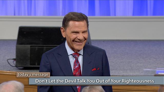 Watch Kenneth Copeland on Believer’s Voice of Victory share how the fight for faith begins with knowing what Christ has done for you—so don’t let the devil talk you out of your righteousness! Learn how to keep filling your faith cup by understanding your place in Jesus and His place in you. Watch Kenneth Copeland on Believer’s Voice of Victory share how the fight for faith begins with knowing what Christ has done for you—so don’t let the devil talk you out of your righteousness! Learn how to keep filling your faith cup by understanding your place in Jesus and His place in you.