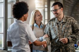How can I stand with the members of our military?