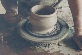 Finding Your Calling begins with shaping your life like clay in the hands of the Creator. This image of pottery on a spinning wheel reflects faith, purpose, and the divine craftsmanship guiding your spiritual journey.
