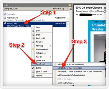 Outlook whitelisting Outlook whitelisting