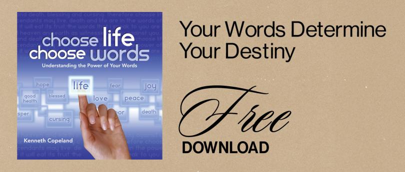 Choose Life - Choose Words Offer